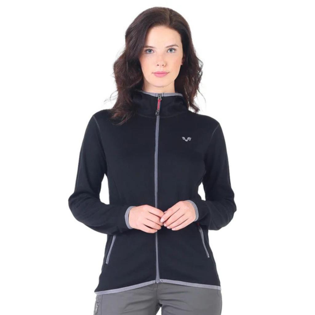 Woolona Ženska Dukserica Marin, Crna