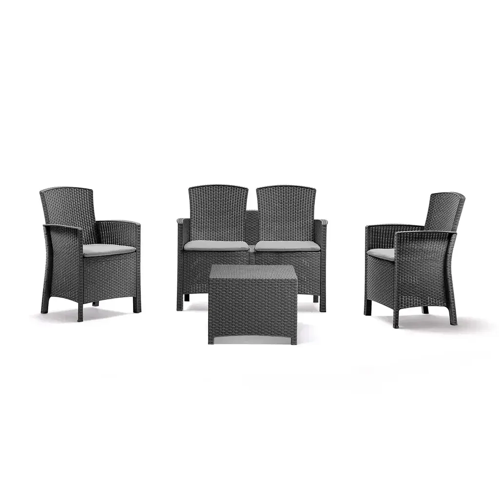 Bica garnitura set LIDO 2 Storage, grafit siva