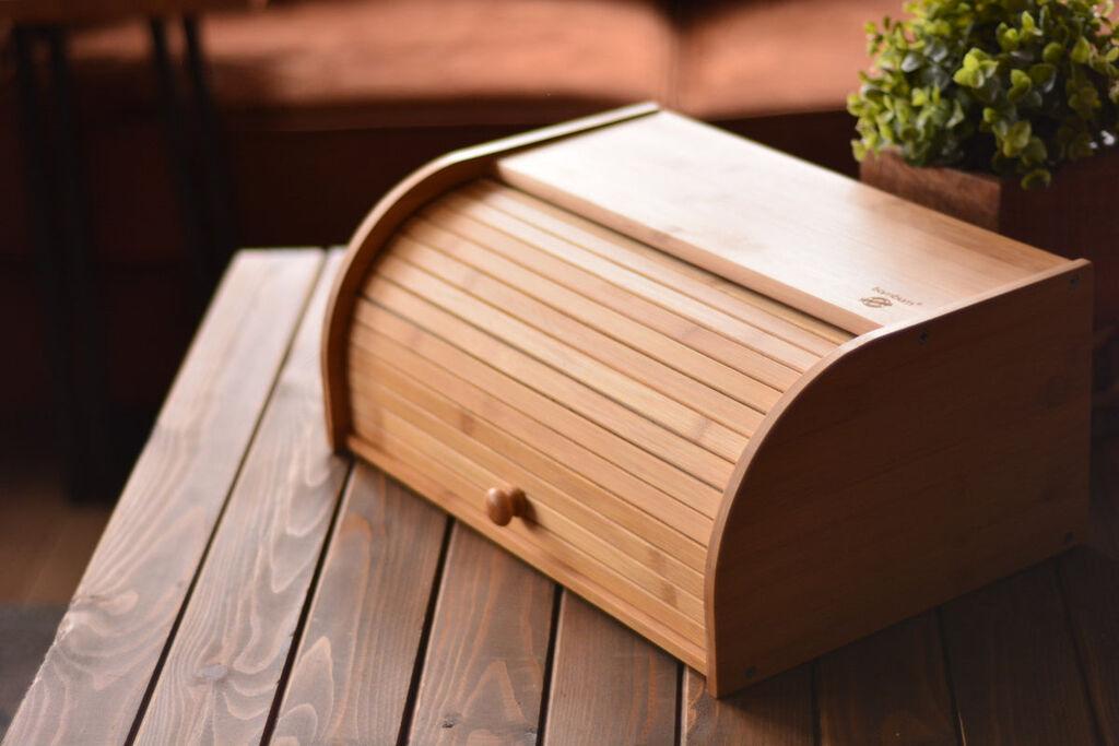 Milleryt Kutija za hljeb Vitalis Bambum, Smeđa