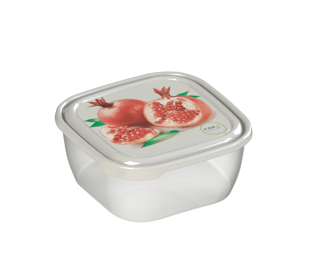 Fora Posuda za hranu Cool & Safe Box S Decor, 1L, Siva