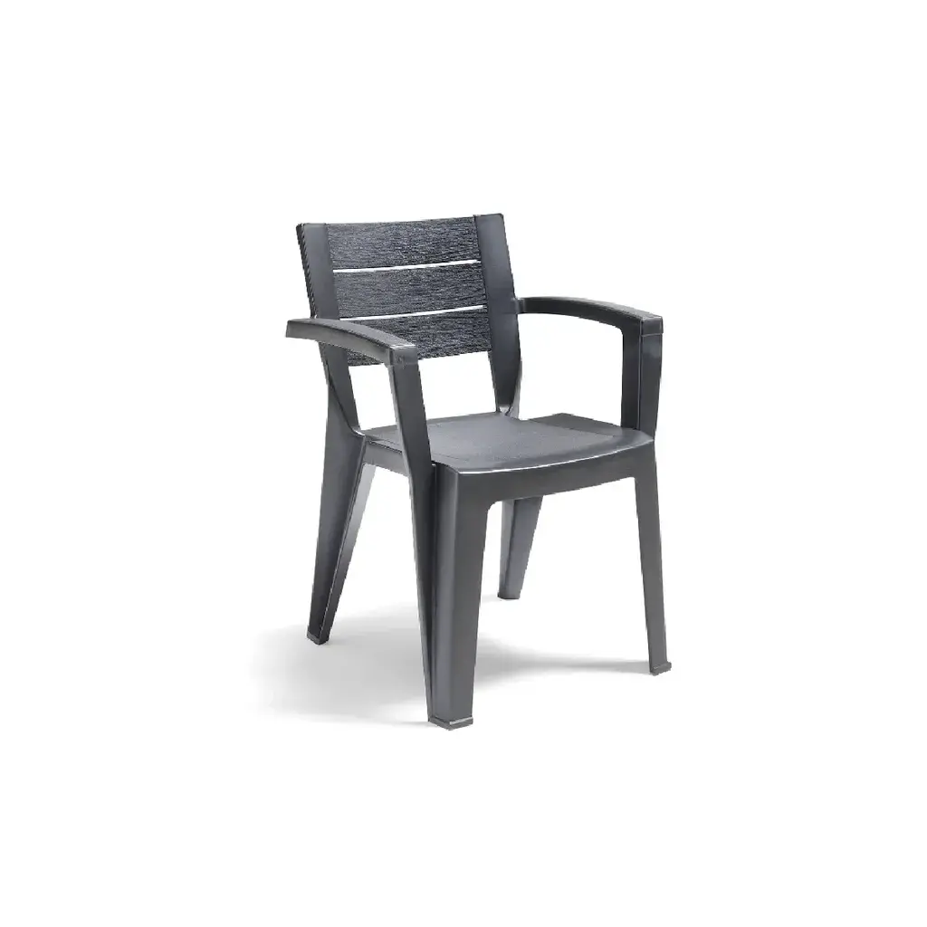 Bica Plastična stolica EMMA, grafit siva