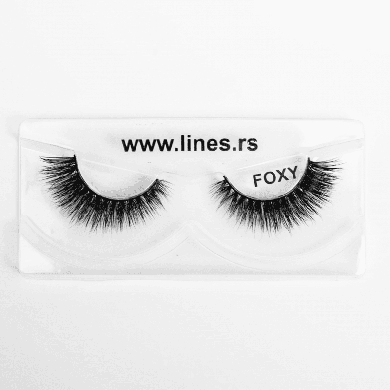 Lines Vještačke trepavice Mega Volume Foxy, Crne