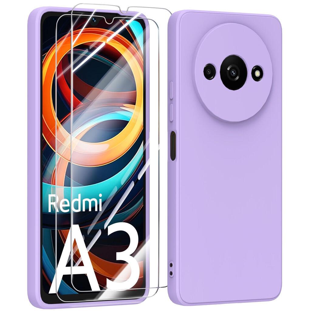 Tpu Maska za Xiaomi Redmi A3, Ljubišasta
