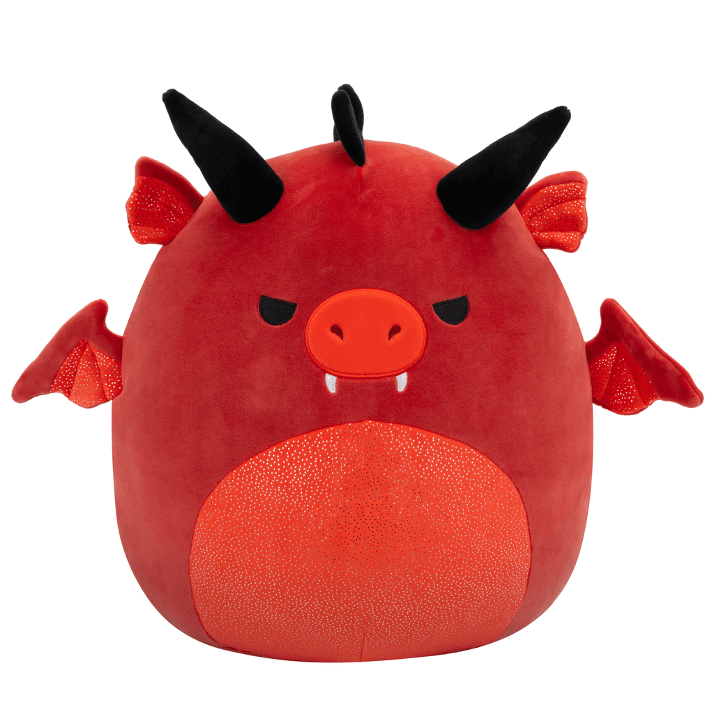 Squishmallows Plišana igračka Zmaj Bubbles W20, 35cm, Bordo