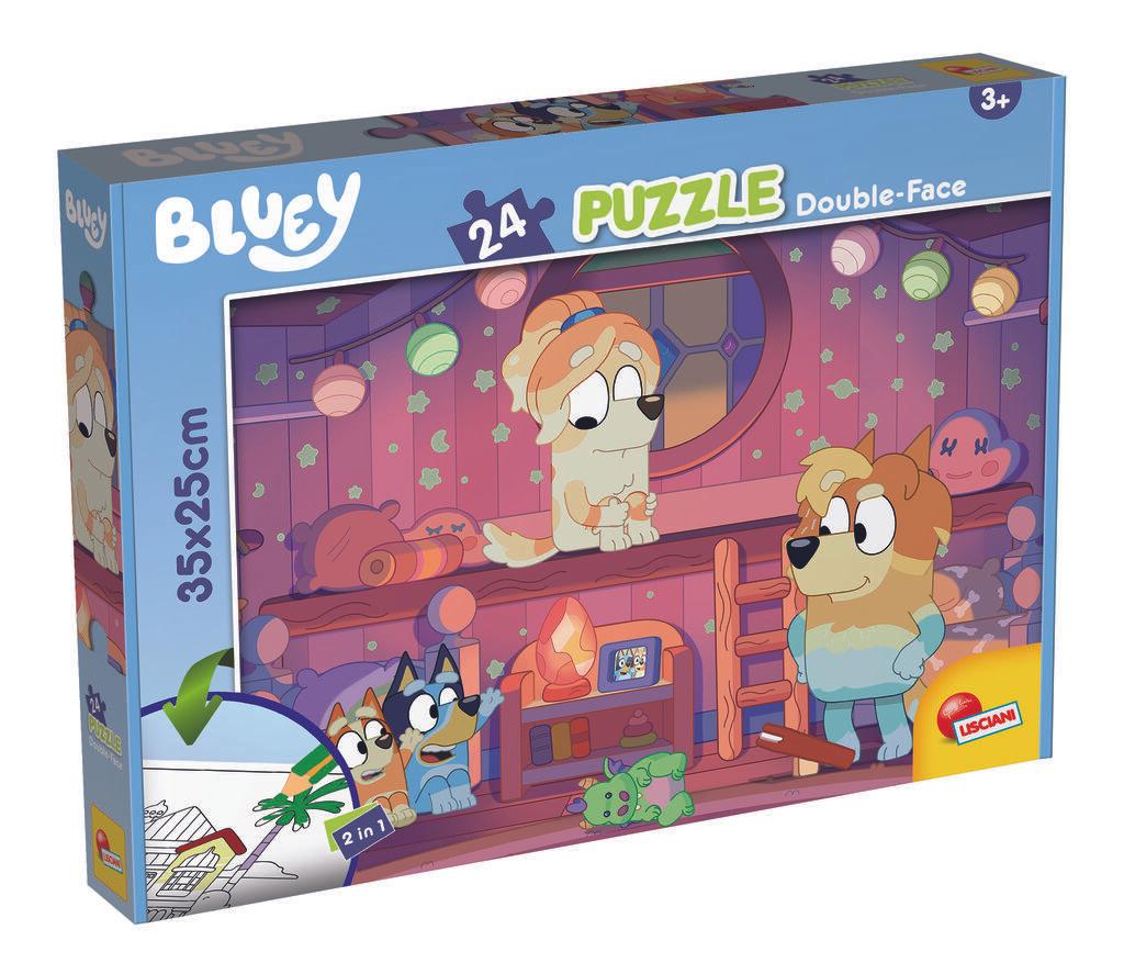 Lisciani Puzzle Bluey Story time, Dvostrane, 24 dijelova