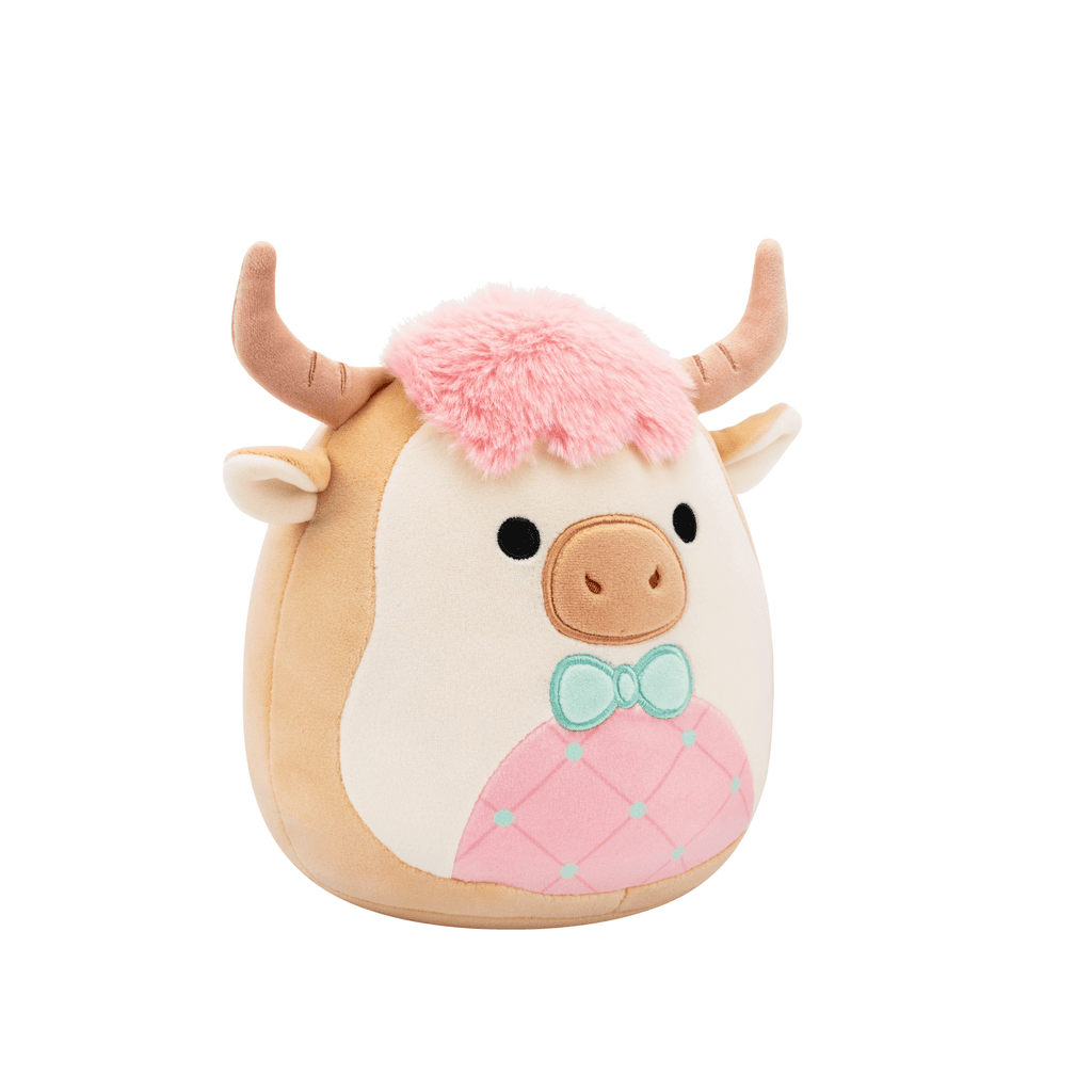 Squishmallows Plišana igračka Kolačić brdsko govedo Samson, Spring, 20cm, Krem