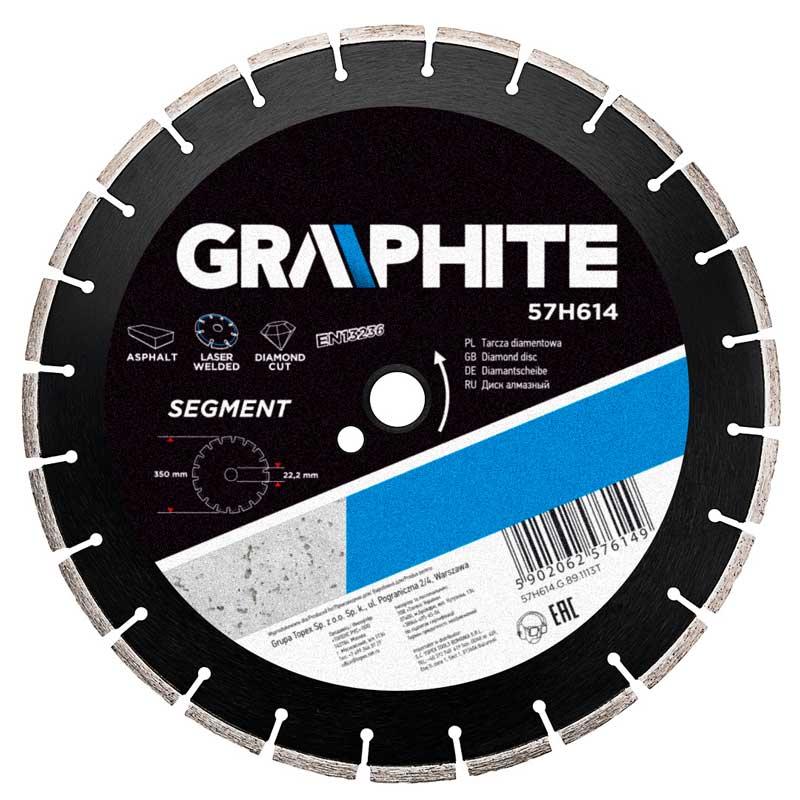 Graphite Dijamantna rezna ploča za asfalt 57H614, 350 mm