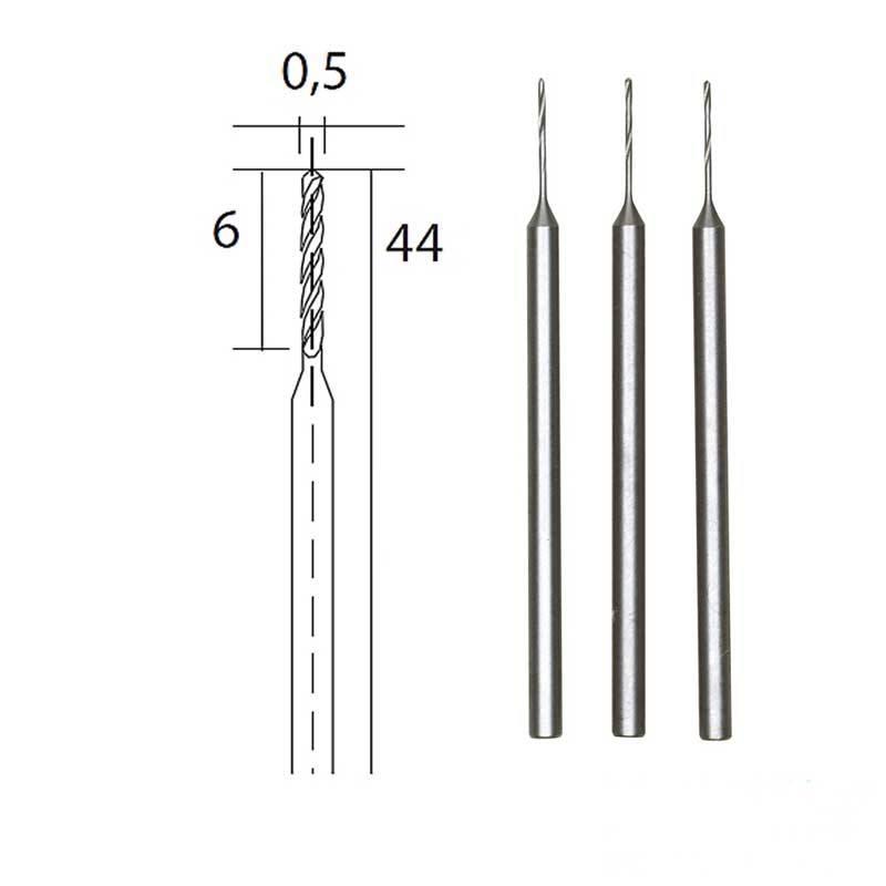 Proxxon Set borera 0,5 mm, 3 kom, 28864