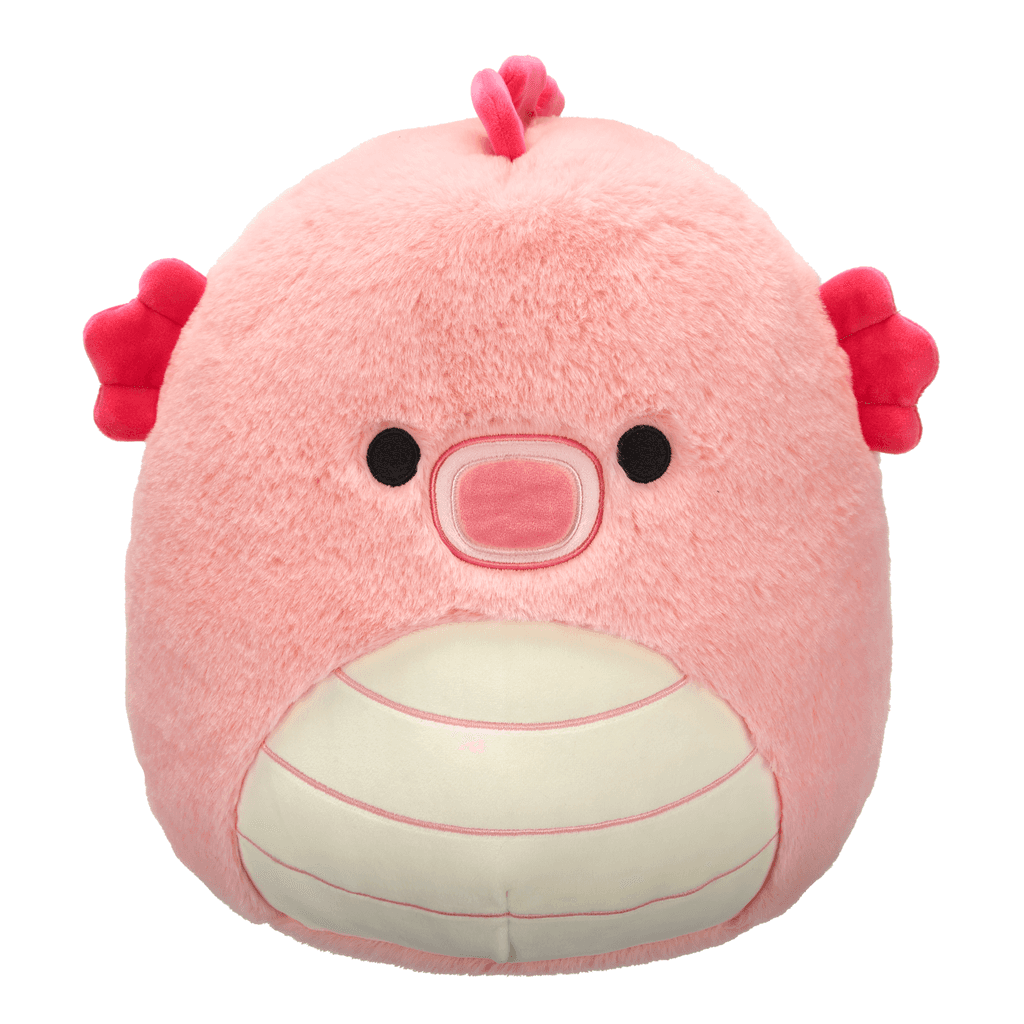 Squishmallows Plišana igračka Morski konj Strala, Fuzzakmallow, 30cm, Roze