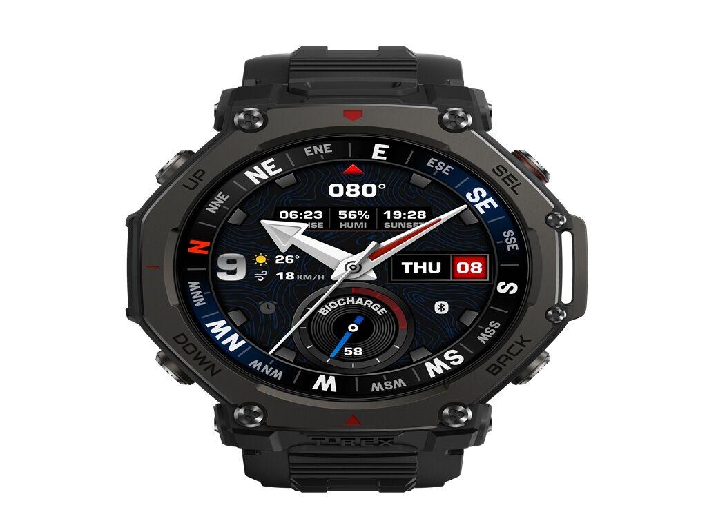 Amazfit Pametni sat T Rex 3 Pro NFC, 1.5", 48 mm, AMOLED, Crni