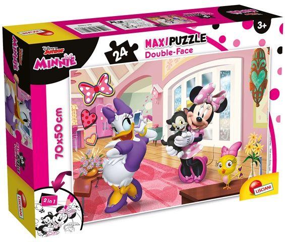 Lisciani Puzzle Minnie, Dvostrane, 24 dijelova