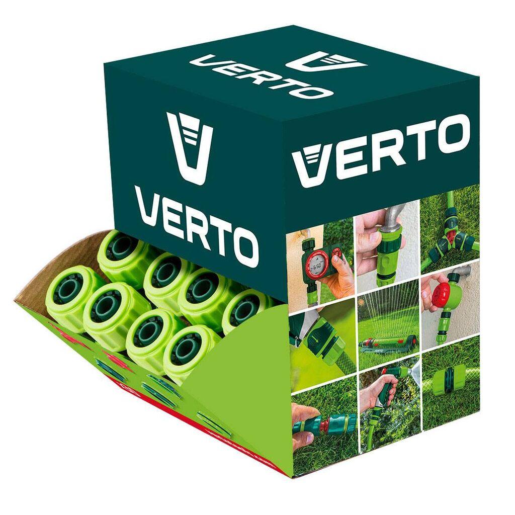 Verto Vrtna spojnica za crijevo 1/2" 15G720-30, 30 komada