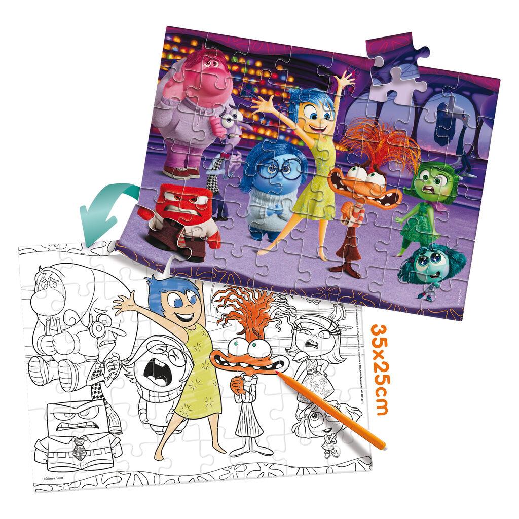 Lisciani Puzzle Disney Inside out 2, Dvostrane, 48 dijelova