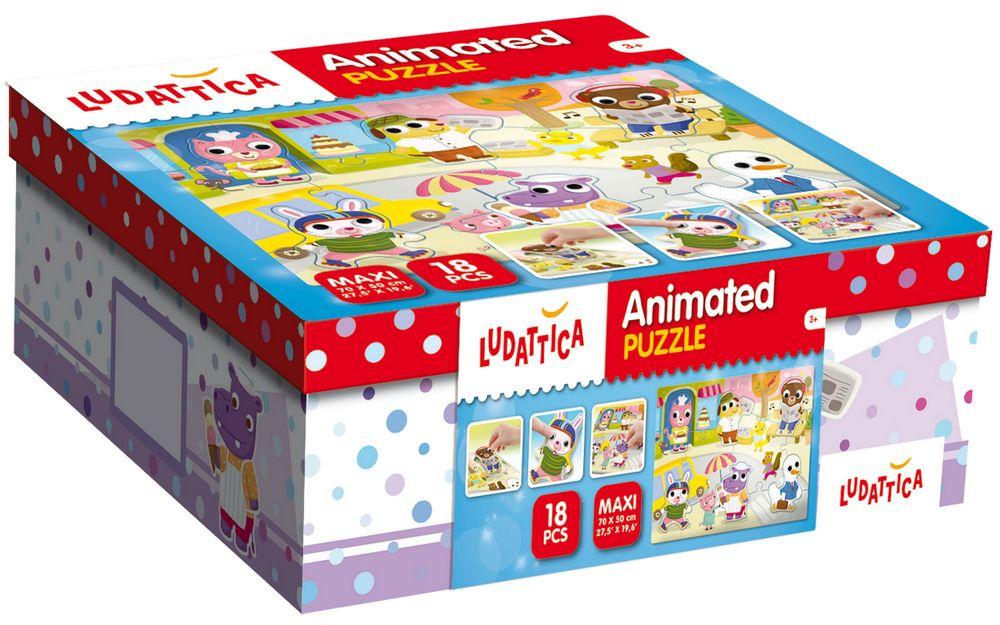 Lisciani Puzzle Ludattica, 18 dijelova