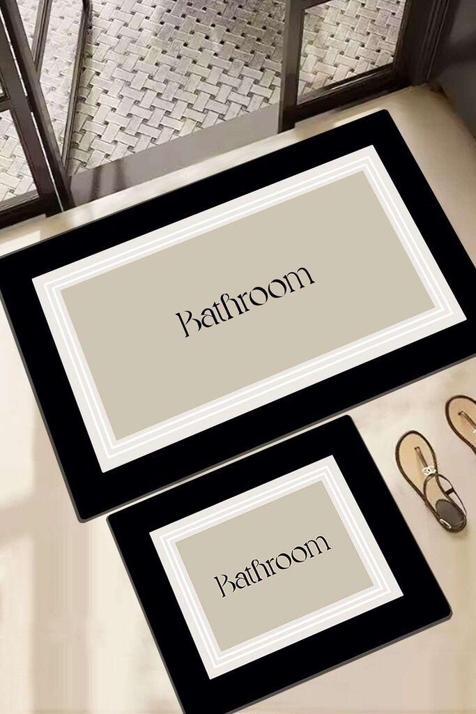 L'essentiel Maison Roose set tepiha za kupatilo, 2 komada, krem