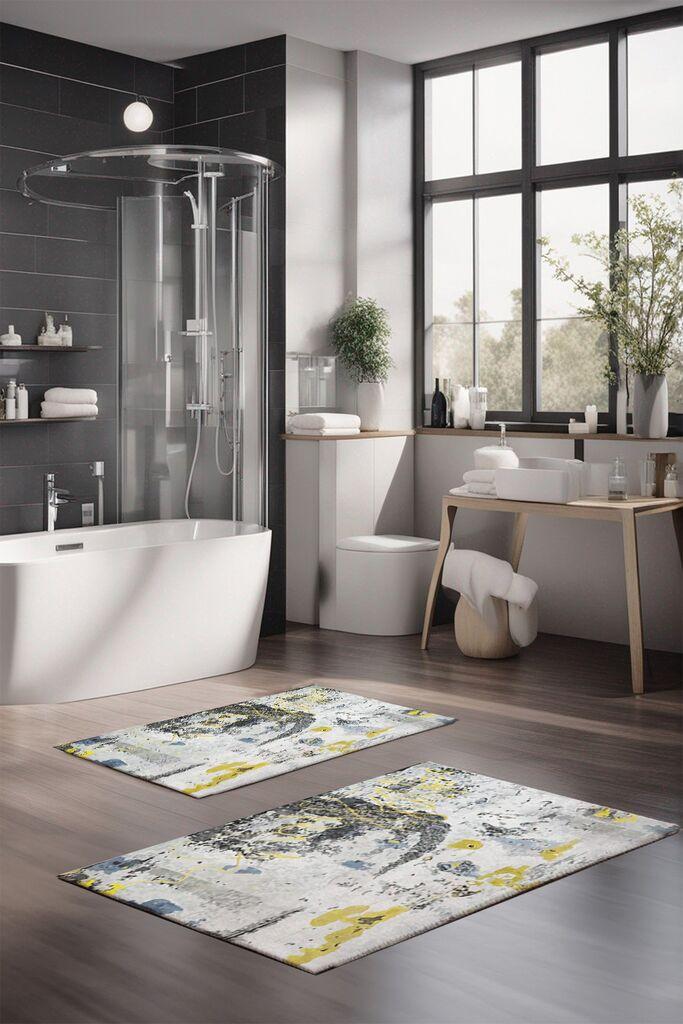 L'essentiel Maison Set prostirki za kupatilo CT-5015, 2 komada, šarene