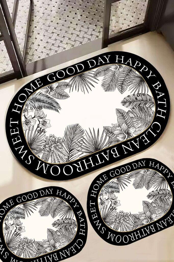 L'essentiel Maison Carriera set tepiha za kupatilo, 3 komada, šareni