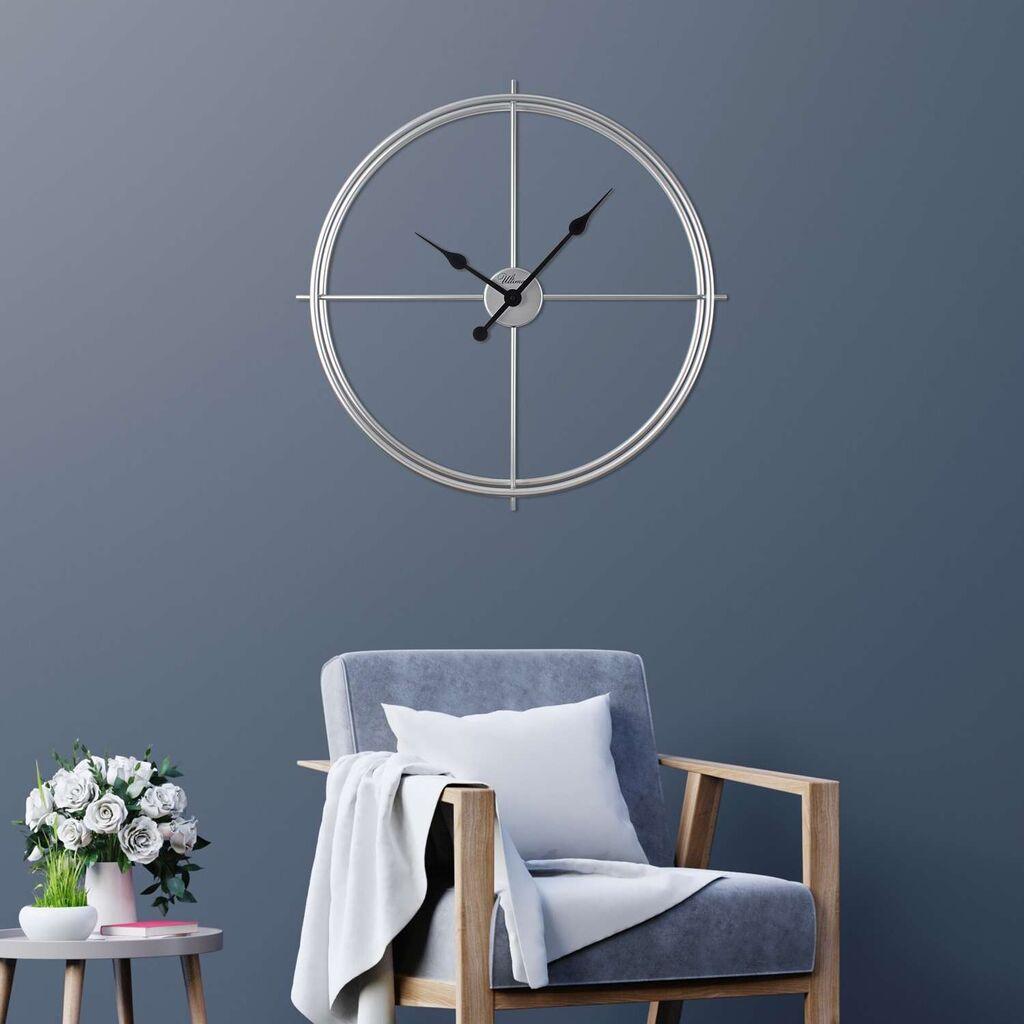 Wallity Zidni sat Scandinavian, 66x66 cm, Srebrne boje