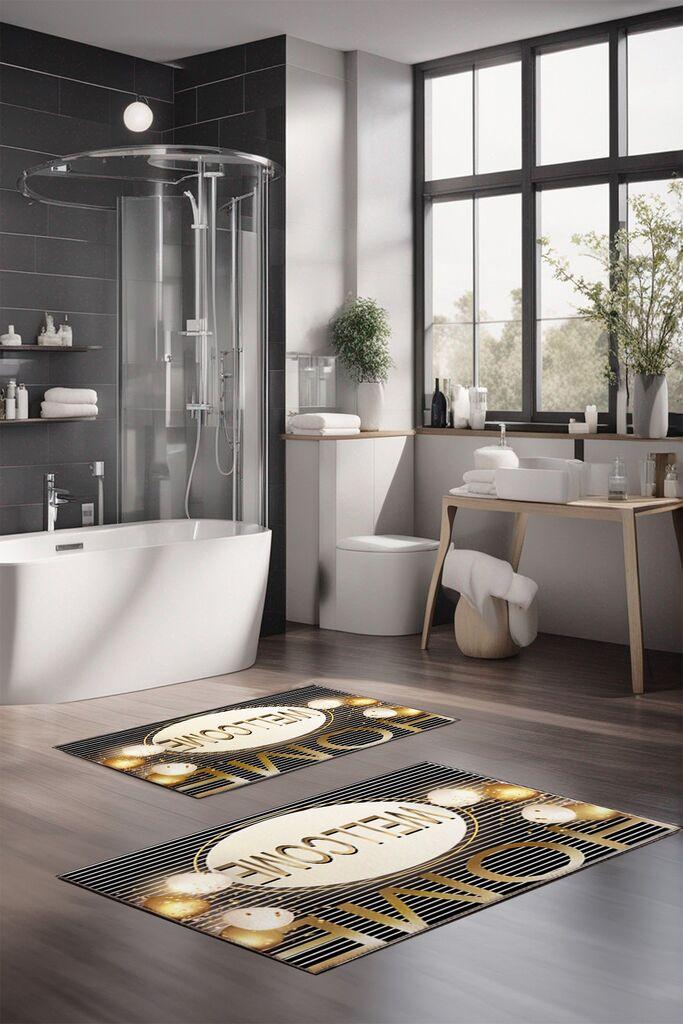 L'essentiel Maison Set tepiha za kupatilo CT-5161, 2 komada, šareni