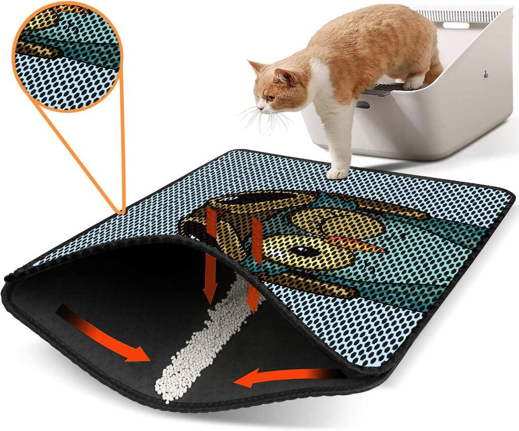 Aberto Design WC pretinac za mačke Nrszn0081, 45 x 60 cm, Šareni