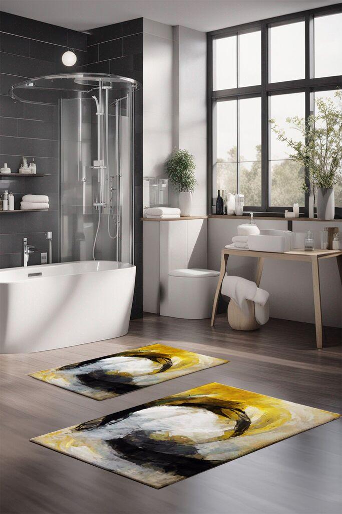 L'essentiel Maison Set prostirki za kupatilo CT-5045, 2 komada, šarene