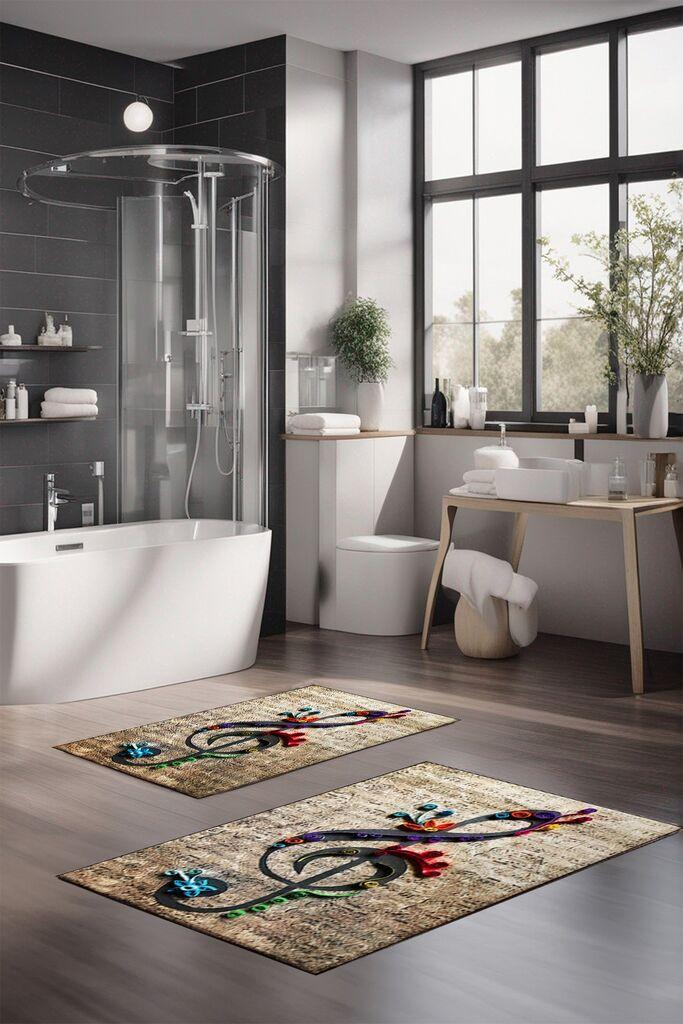 L'essentiel Maison Set prostirki za kupatilo CT-5391-1, 2 komada, šarene