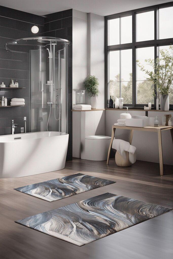 L'essentiel Maison Set tepiha za kupatilo CT-5036, 2 komada, šareni