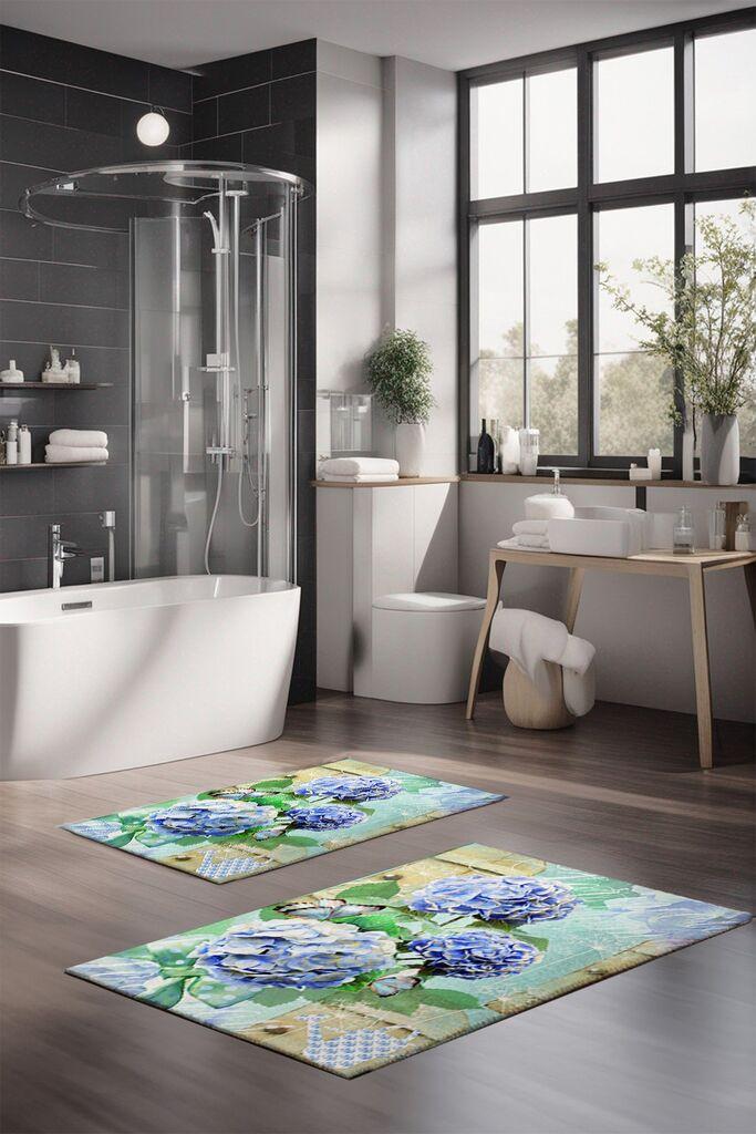 L'essentiel Maison Set tepiha za kupatilo CT-5257, 2 komada, šareni