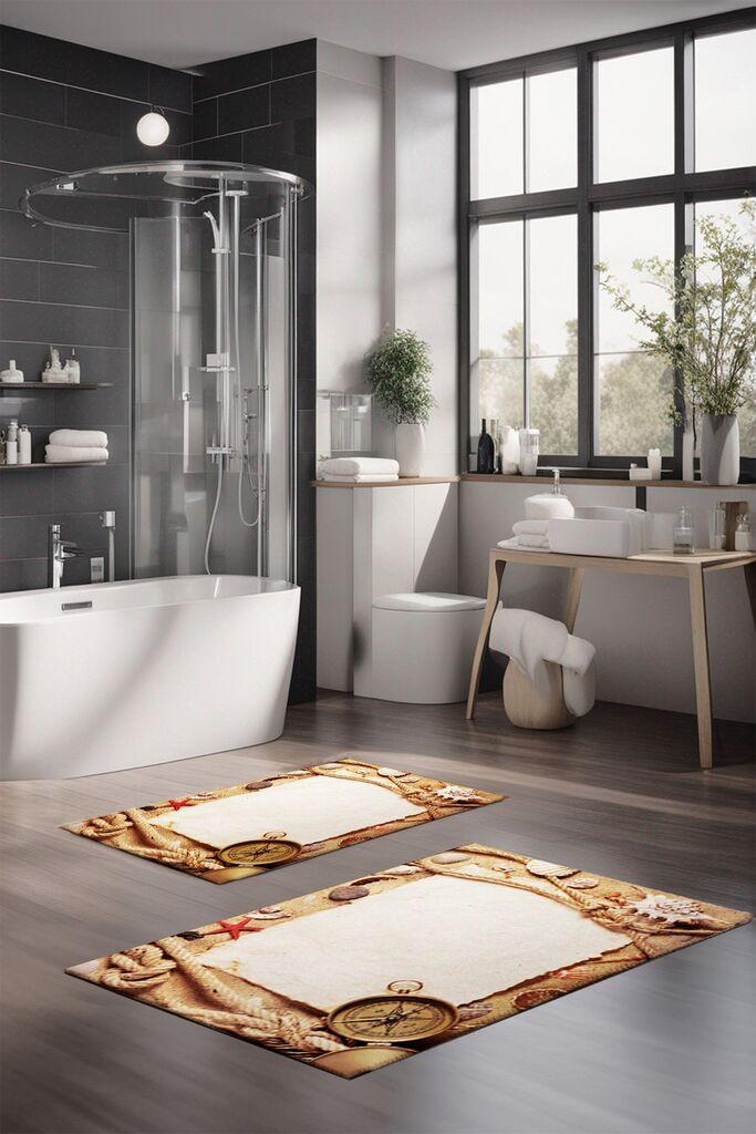 L'essentiel Maison Set prostirki za kupatilo CT-5243, 2 komada, šarene