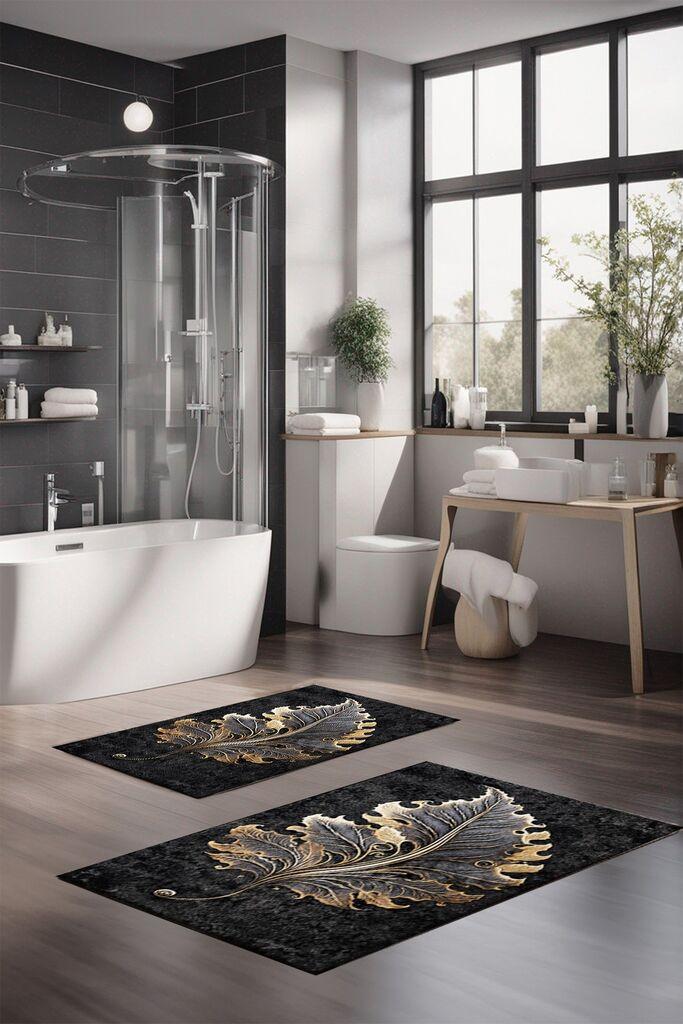 L'essentiel Maison Set tepiha za kupatilo CT-5403, 2 komada, bijela