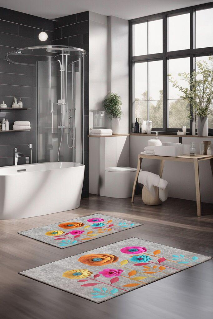 L'essentiel Maison Set tepiha za kupatilo CT-5360, 2 komada, šareni