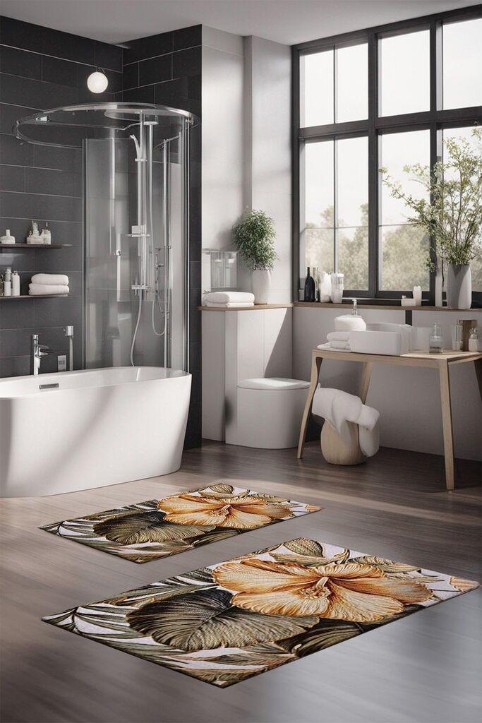 L'essentiel Maison Set tepiha za kupatilo CT-5375, 2 komada, šareni