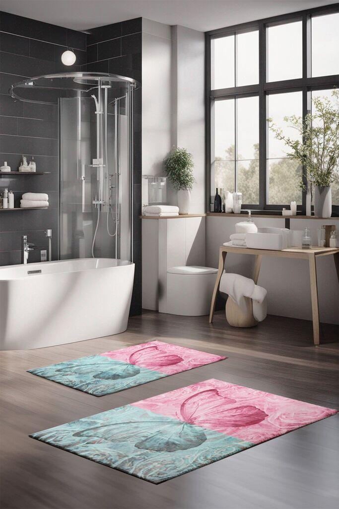 L'essentiel Maison Set tepiha za kupatilo CT-5217, 2 komada, šareni