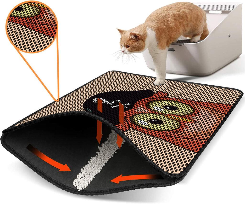 Aberto Design WC pretinac za mačke Nrszn0078, 45 x 60 cm, narandžasti