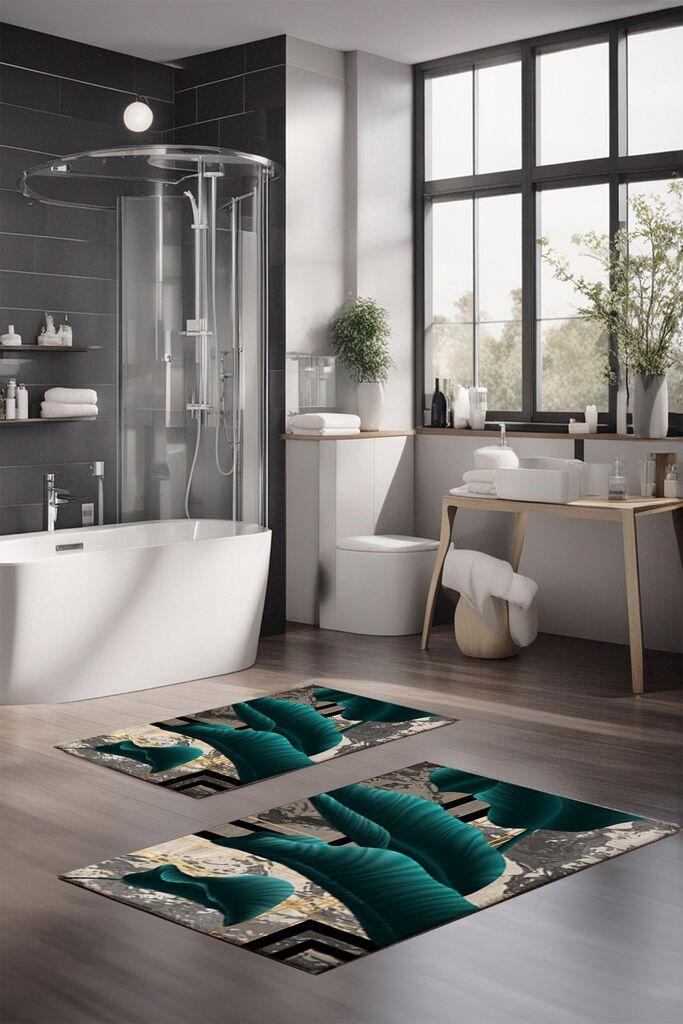 L'essentiel Maison Set tepiha za kupatilo CT-5086, 2 komada, šareni