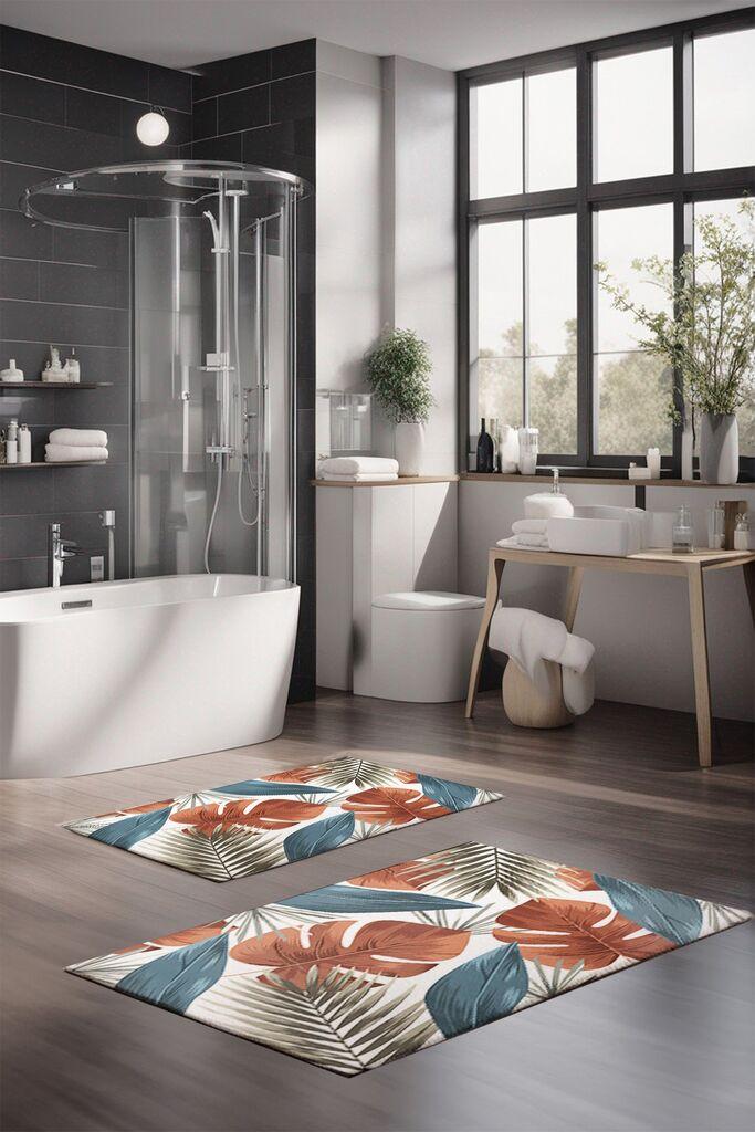 L'essentiel Maison Set prostirki za kupatilo CT-5326, 2 komada, šarene