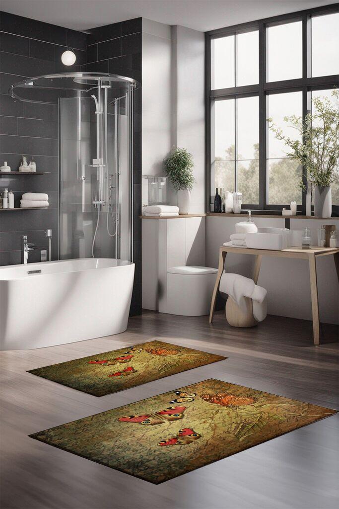 L'essentiel Maison CT-5359 set prostirki za kupatilo, 2 komada, kaki