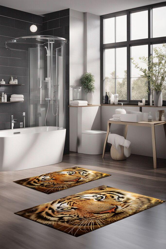 L'essentiel Maison Set prostirki za kupatilo CT-5136, 2 komada, narandžasta