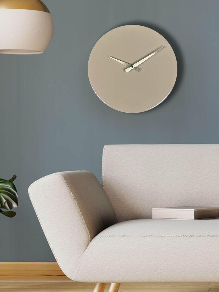 Zidni sat Wallity 35Sivmet, 35x35 cm, bež