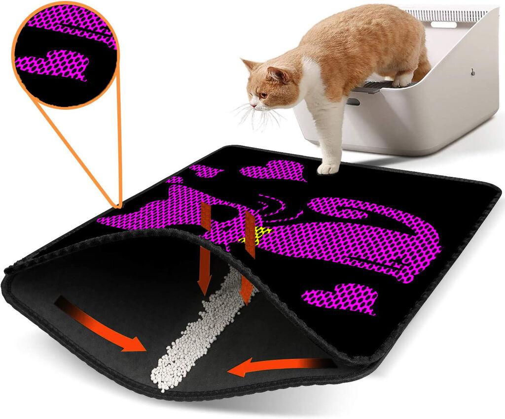 Aberto Design Toaletni prostor za mačke Nrszn0134, 45 x 60 cm, Crni