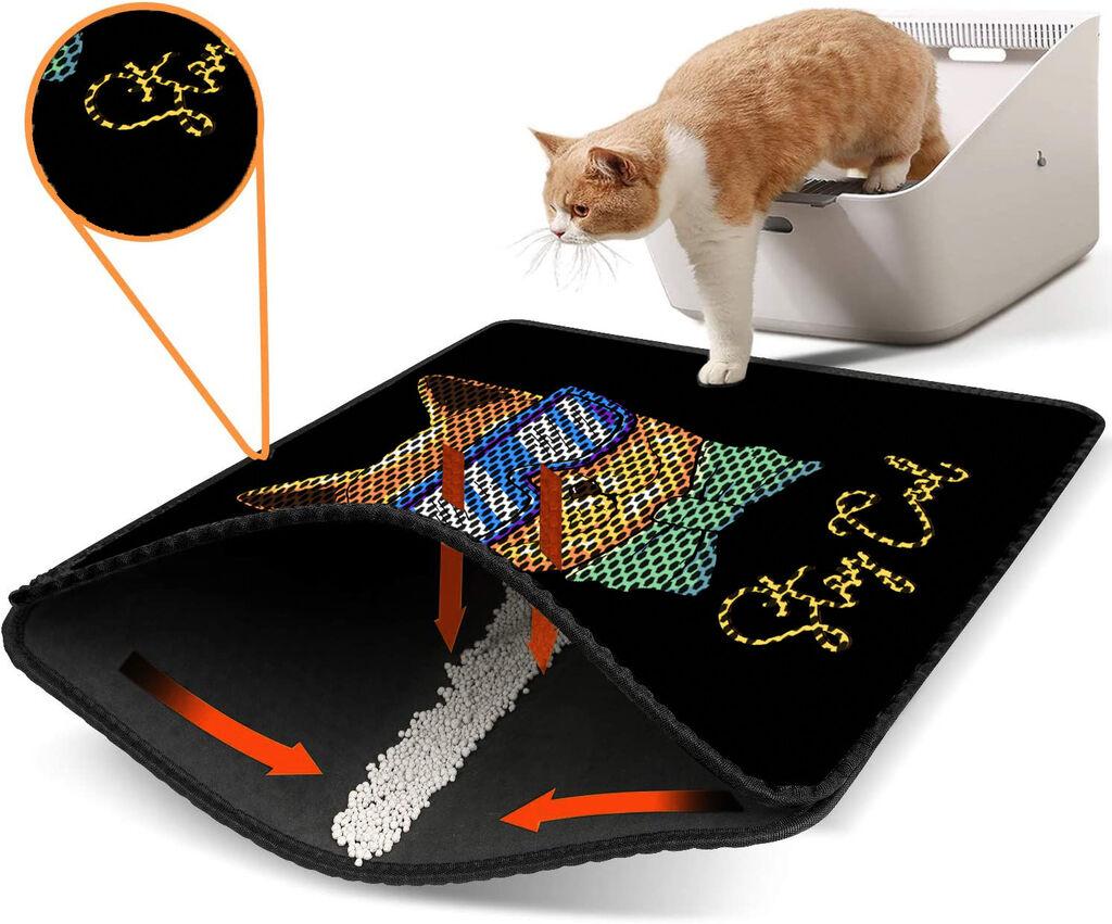 Aberto Design Toaletni prostor za mačke Nrszn0222, 45 x 60 cm, Crni