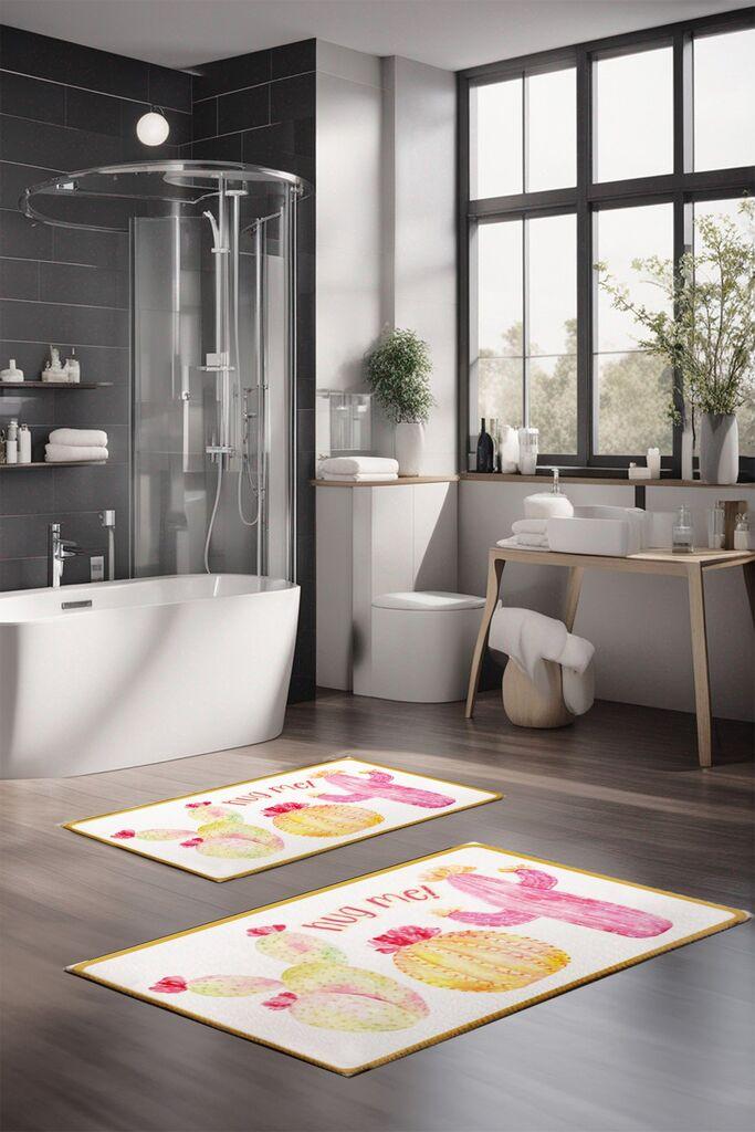 L'essentiel Maison Set prostirki za kupatilo CT-5280, 2 komada, šarene boje