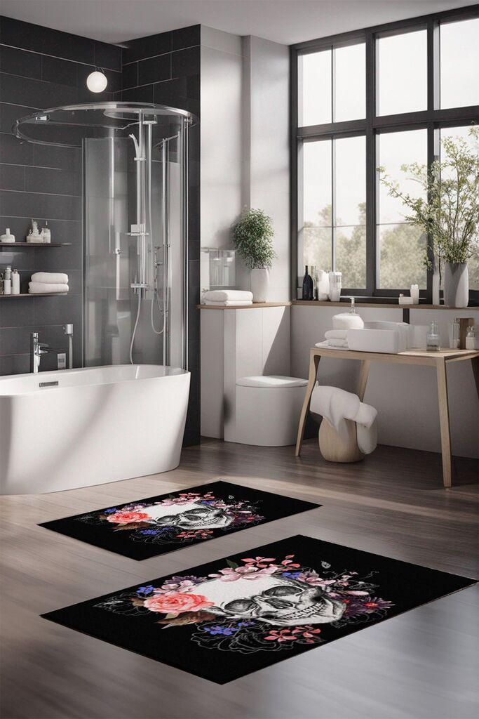 L'essentiel Maison Set prostirki za kupatilo CT-5380, 2 komada, bijela