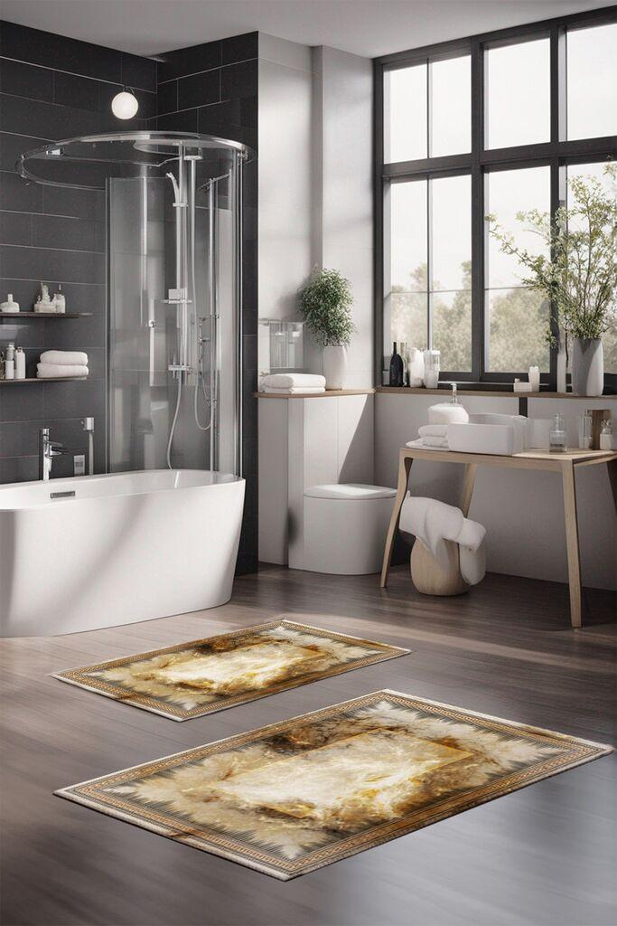 L'essentiel Maison Set prostirki za kupatilo CT-5098, 2 komada, šarene boje