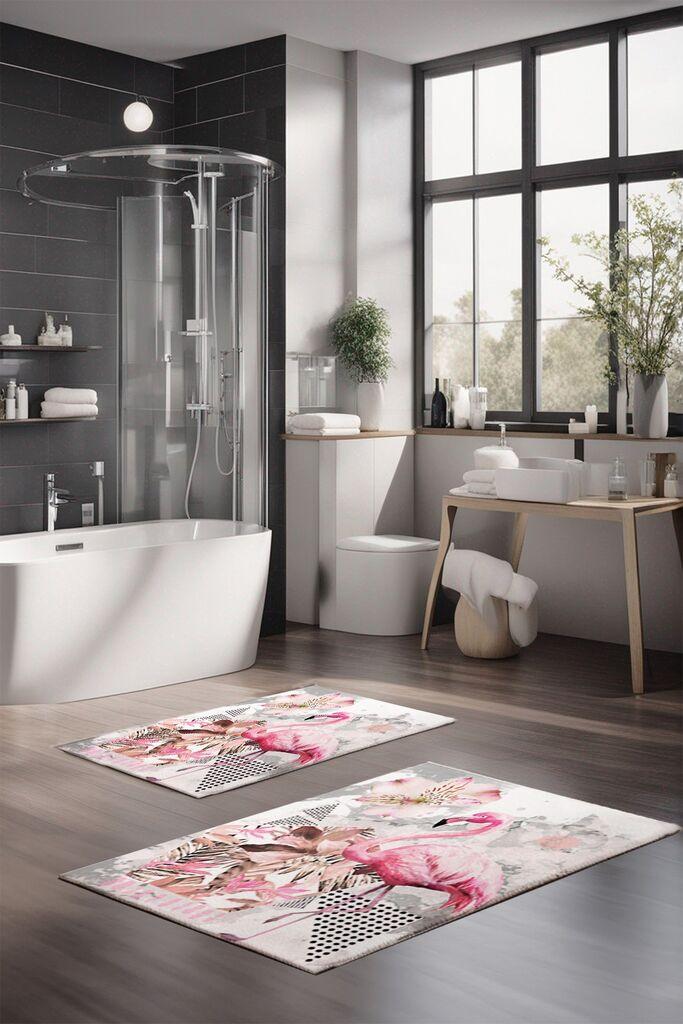 L'essentiel Maison Set prostirki za kupatilo CT-5246, 2 komada, šarene