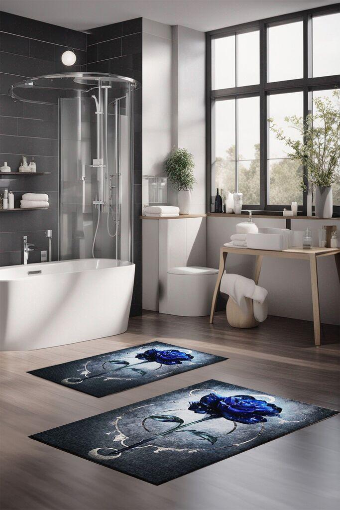 L'essentiel Maison Set tepiha za kupatilo CT-5386, 2 komada, siva