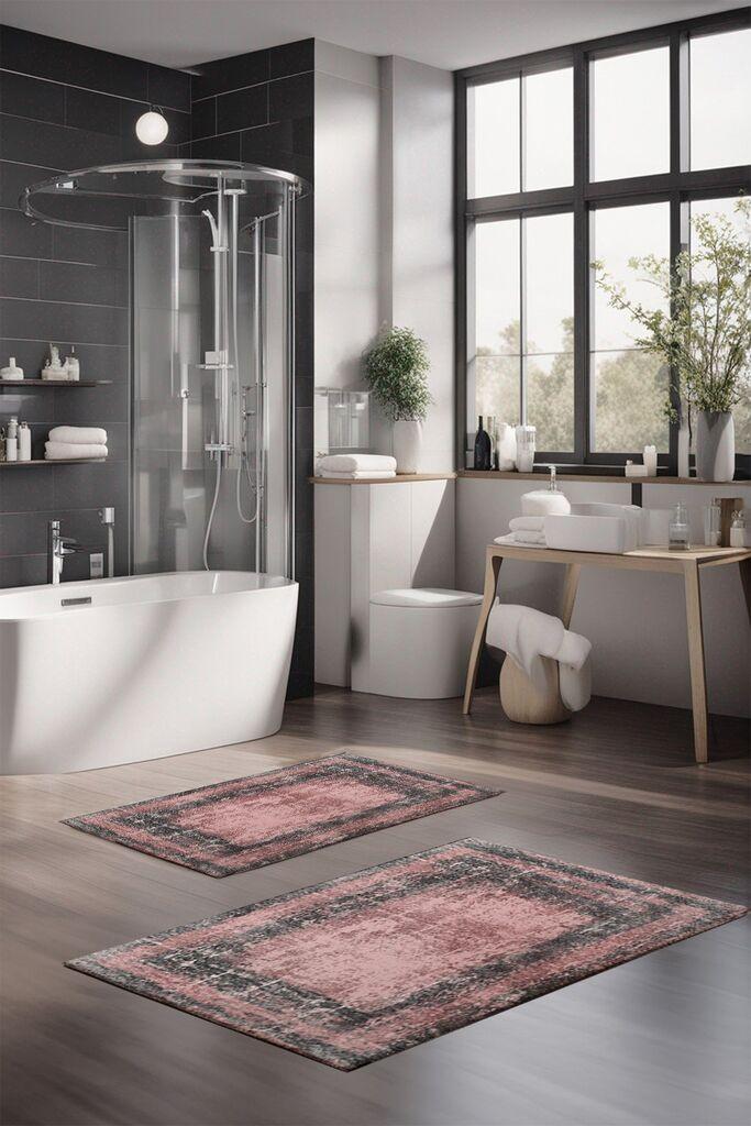 L'essentiel Maison Set prostirki za kupatilo CT-5084, 2 komada, šarene