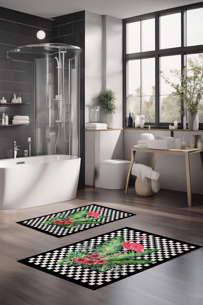 L'essentiel Maison Set prostirki za kupatilo CT-5272, 2 komada, šarene