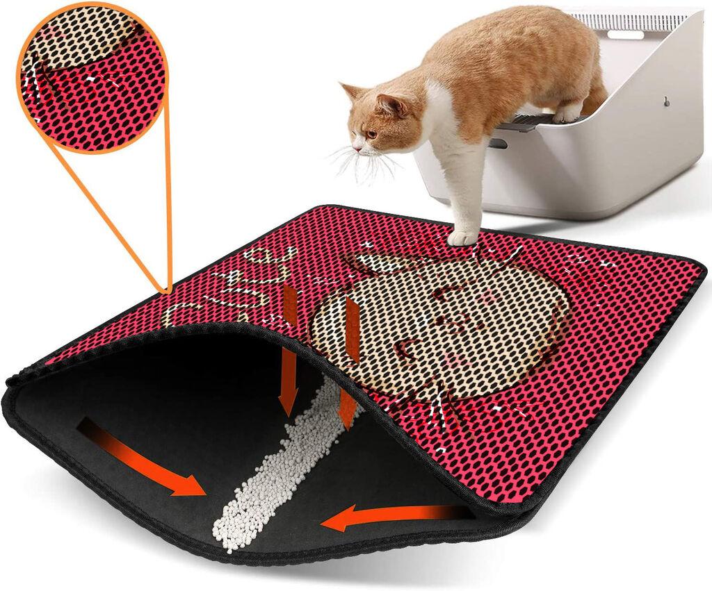 Aberto Design WC pretinac za mačke Nrszn0180, 45 x 60 cm, roze