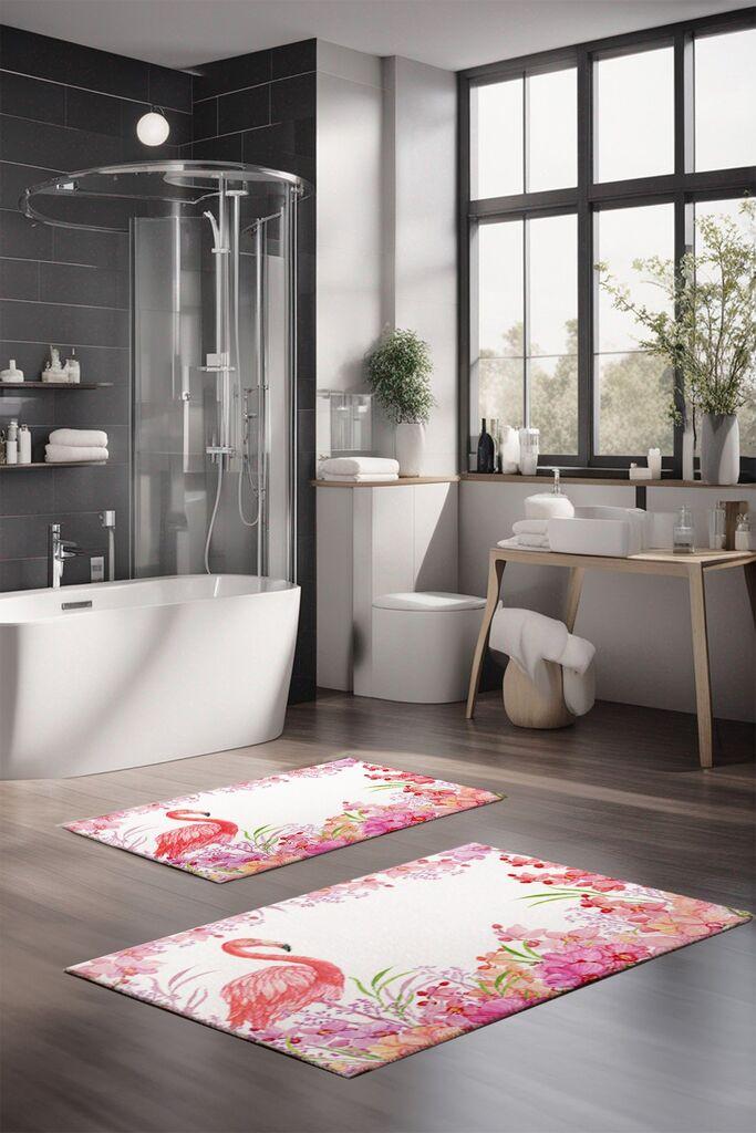 L'essentiel Maison Set tepiha za kupatilo CT-5214, 2 komada, šareni